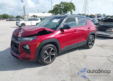 2021 Chevrolet Trailblazer Fwd Rs из США, поврежденный, VIN KL79MTSL7MB146780